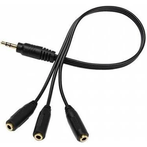 5+1 Ses Sistemi Kablosu 3x3.5mm Stereo Dişi To 1x 3 Stereo 1 Erkek 3 Dişi