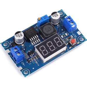 Voltmetreli LM2596 Ayarlanabilir 3A Güç Kaynağı Voltaj Düşürür