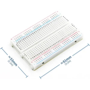 Orta Boy Breadboard 400 Pin Hücre Protoboard Prototip Deney
