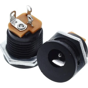 5.5x 2.1mm Plastik Dc Güç Soketi Panel Montaj Power Jack Adaptör