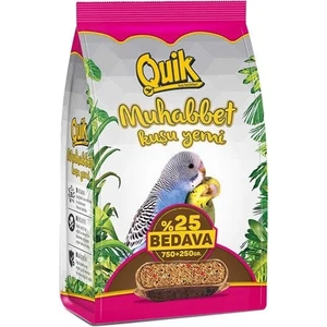 Muhabbet Kuşu Yemi 750 gr + 250 gr