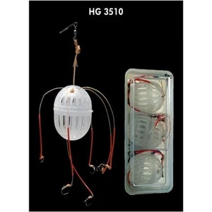 6 Iğneli 3 Adet Plastik Hazır Kafes Yemlik HG3510