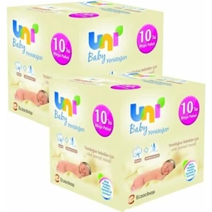 Uni Baby Yenidoğan Islak Pamuk Mendil 20'li - 800 Yaprak