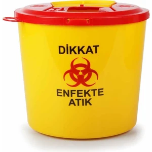 Tıbbi Atık Çöp Kovası 10 Lt FT664