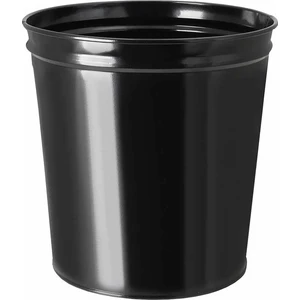 Masa Altı Metal Çöp Kovası Siyah Konik FT477