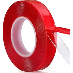 Silikonize Şeffaf Çift Taraflı Bant 18 mm 2 mt
