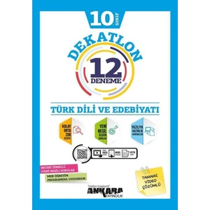 Ankara Yayıncılık 10.Sınıf Türk Dili Ve Edebiyatı Dekatlon 12 Deneme
