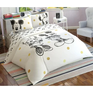 - Minnie&mickey Glitter Lisanslı Çift Kişilik Nevresim Takımı