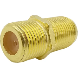 Ata Elektronik 10 Adet Sarı Gold F Ara Rg6 Koaksiyel Kablo Bağlantı Adaptörü