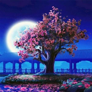 Hapy Hoby Baharda Dolunay Sayılarla Boyama Seti  40 x 50 cm