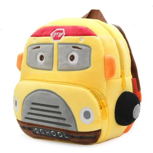 Karikatür Araba Çocuk Peluş Sırt Çantası (Yurt Dışından)