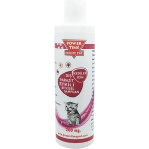 Power Time Kedi Diş Parazit Şampuanı 200 Mg