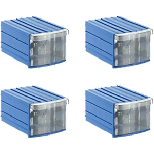 Sembol Y110 Plastik Çekmeceli Kutu (10X15,5X8,5 Cm) 4 Adet