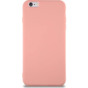 Caseart Apple iPhone 6 Plus Kapak Içi Kadife Lansman Silikon Kılıf - Pembe