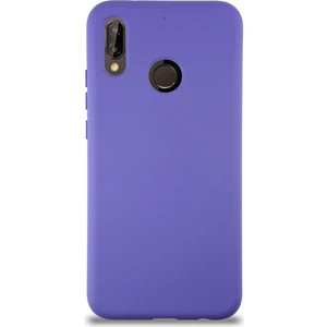 Caseart Huawei P20 Lite Kapak Içi Kadife Lansman Silikon Kılıf - Mor