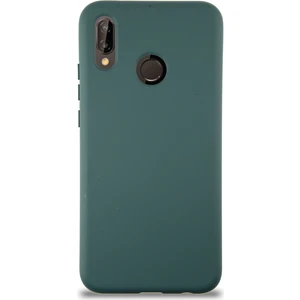 Caseart Huawei P20 Lite Kapak Içi Kadife Lansman Silikon Kılıf - Yeşil