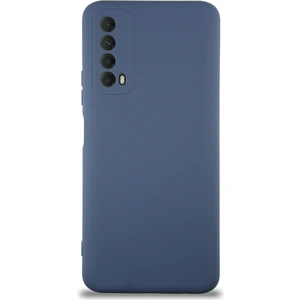 Caseart Huawei P Smart 2021 Kapak Içi Kadife Kamera Korumalı Lansman Silikon Kılıf - Petrol Mavisi