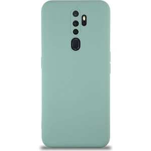 Caseart Oppo A9 2020 Kapak Içi Kadife Kamera Korumalı Lansman Silikon Kılıf - Turkuaz