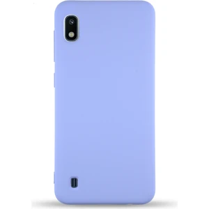Caseart Samsung Galaxy A10 Kapak Içi Kadife Lansman Silikon Kılıf - Lila