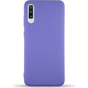 Caseart Samsung Galaxy A70 Kapak Içi Kadife Lansman Silikon Kılıf - Mor