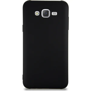Caseart Samsung Galaxy J7 Core Kapak Içi Kadife Lansman Silikon Kılıf - Siyah