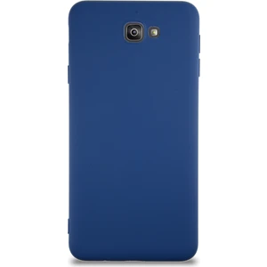 Caseart Samsung Galaxy J7 Prime 2 Kapak Içi Kadife Lansman Silikon Kılıf - Lacivert
