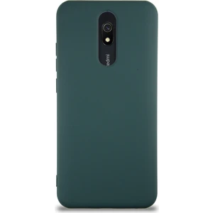 Caseart Xiaomi Redmi 8 Kapak Içi Kadife Lansman Silikon Kılıf - Yeşil