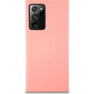 Caseart Samsung Galaxy Note 20 Ultra Kapak Içi Kadife Lansman Silikon Kılıf - Pembe