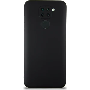 Caseart Xiaomi Redmi Note 9 Kapak Içi Kadife Kamera Korumalı Lansman Silikon Kılıf - Siyah