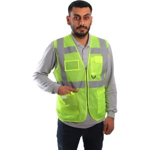 Eserıs Mühendis Tipi Ikaz Yeleği Sarı