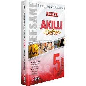 Ddy Yayınları Ddy 5.sınıf Din Kültürü ve Ahlak Bilgisi Efsane Akıllı Defter