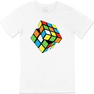 Rubik Küp Tasarımlı Tişört
