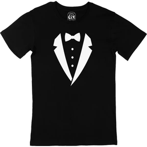 Smokin Tasarımlı Siyah T-Shirt