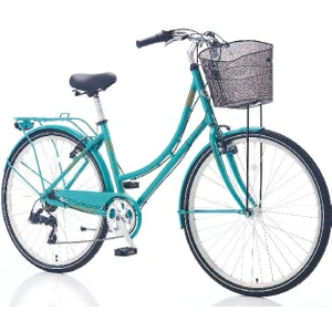 Nobilis 1.0 Bayan Şehir Bisikleti 490H V 28 Jant 7 Vites Turkuaz Kahve