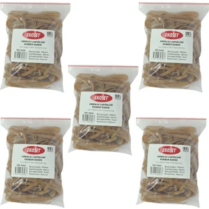 Geniş Kalın Kauçuk Paket Ambalaj Kasa Lastiği 100 x 5 mm 500'LÜ