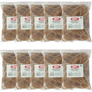 Geniş Kalın Kauçuk Paket Ambalaj Kasa Lastiği 120 x 5 mm 1000'LI