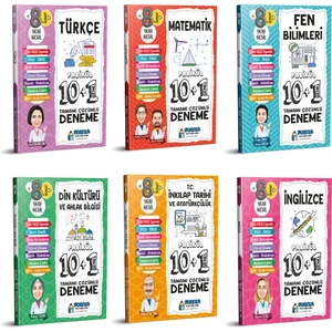 Forza Yayınları Tamamı Çözülü 8. Sınıf Tüm Dersler Deneme 6'lı Set