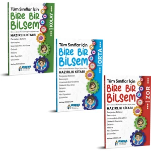 Forza Yayınları Tüm Sınıflar Için Bire Bir Bilsem Hazırlık Kitabı Kolay - Orta - Zor Set