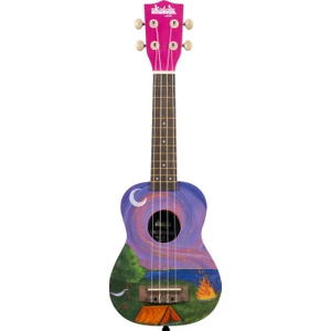 Ukadelic Soprano Ukulele (Happy Camper)