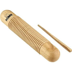 NINO555 Wood Güiro Shaker (Natural)