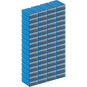 Sembol Plastik Çekmeceli Kutu  77X117X36 mm (60 Çekmeceli)