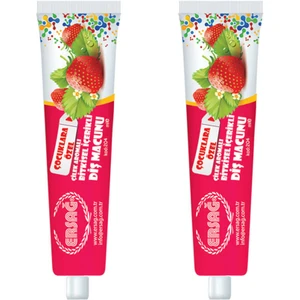 Çilekli Diş Macunu (Çocuklara Özel) 75 Ml. * 2 Adet