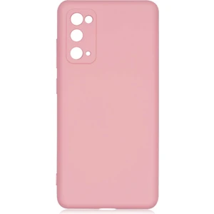 Samsung Galaxy S20 Fe Kılıf Delux Silky Termoplastik Pembe Açık