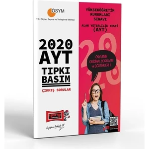 Yargı Yayınevi AYT 2020 Tıpkı Basım Çıkmış Sorular