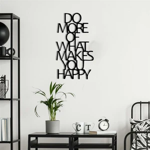 Do More Of Duvar Yazısı Metal Tablo