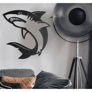 Köpekbalığı Metal Duvar Dekoru