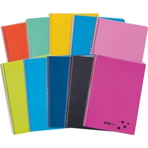 Düz Çizgisiz 150 Yaprak Spiralli Defter A4 Boy Plastik Kapak (1 Adet )