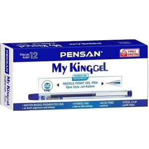 Iğne Uçlu Jel Kalem 12 Adet 0.5 Pilot Kalem Pensan Mykinggel Iğne Uçlu Jel Kalem Pilot Kalem 12 Tane 0.5mm