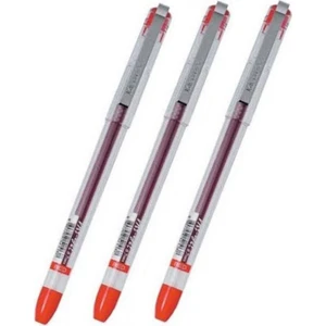 My Gel 0.5mm Kırmızı Ince Iğne Uçlu Jel Kalem 3 Adet