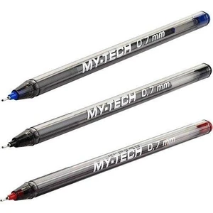Tükenmez Kalem Mavi Siyah 3 Renkli Paket Kırmızı 0.7mm Pensan My-Tech Tükenmez Kalem 0.7mm Pensan 2240